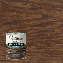 Varathane® One Step Exterior Semi-Gloss Dark Walnut Stain + Spar Urethane - 1 qt.