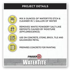 Zinsser® WaterTite® Concrete/Masonry Etch & Cleaner - 12 oz