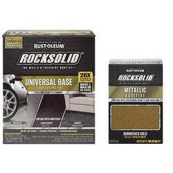 Gunmetal Metallic Epoxy Concrete Rustoleum Rock Solid Metallic