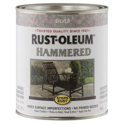 Rust-Oleum® Stops Rust® Hammered Silver Metal Paint - 1 qt. at Menards®
