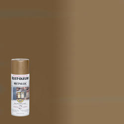 Rust-Oleum 260728-6PK Universal All Surface Metallic Spray Paint, 11 oz,  Antique Brass, 6 Pack