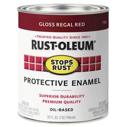 Rust-Oleum® Stops Rust® Gloss Regal Red Protective Enamel Metal Paint - 1  qt. at Menards®