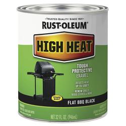 Rust-Oleum® BBQ Black High-Heat Paint - 1 Qt. At Menards®