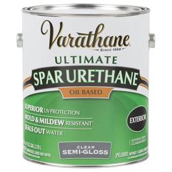 Varathane® Ultimate Exterior Oil-Base Semi-Gloss Clear Wood Spar Urethane -  1 gal. at Menards®