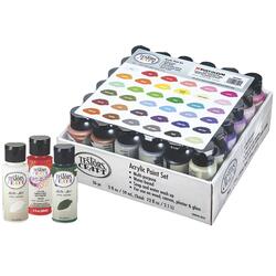 Testors Primary Acrylic Paint (Kit) in the Craft Paint department at