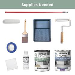 PerfectPaint FloorPrep - Seal Asbestos and Mastics for Installation of New Carpet, LVP, and Floating Floors. 2 Gallons (Light Grey)