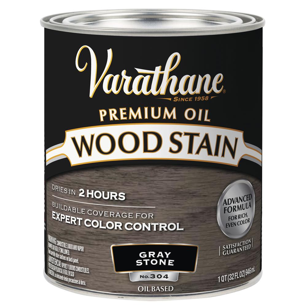 Varathane® Premium Interior Oil-Base Stone Gray Wood Stain - 1 qt.