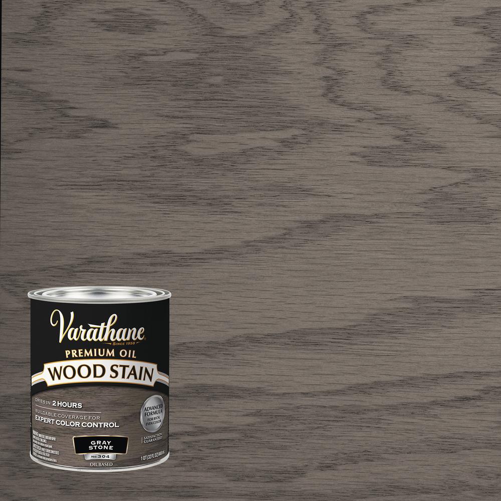 Varathane® Premium Interior Oil-Base Stone Gray Wood Stain - 1 qt.