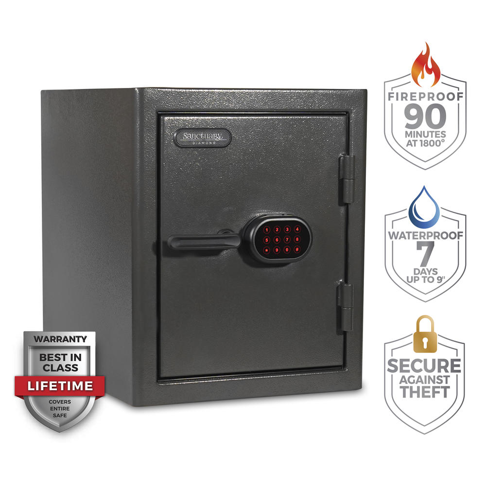 Sanctuary Diamond 2.2 cu. ft. Fireproof/Waterproof Home & Office Safe - Thumbnail 2