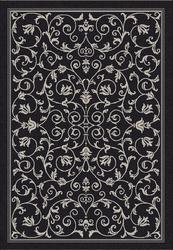 Safavieh Courtyard Black/Sand Indoor/Outdoor Area Rug 5'3