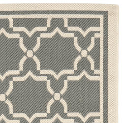 Safavieh Courtyard Anthracite Indoor/Outdoor Area Rug 8' x 11' at Menards®