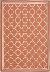 Safavieh Courtyard Terracotta/Bone 5'3