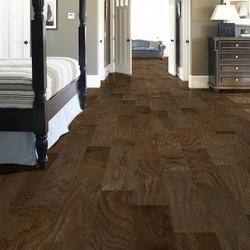Shaw® Windy Bluff Russet Brown Hickory 3/8 x 5 Engineered