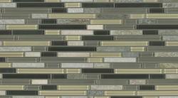 Shaw® Majestic Mix Lava 12 x 12 Glass and Stone Mosaic Tile at