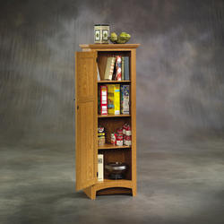 Sauder Miscellaneous Storage Pantry Cabinets, L: 29.61 x W: 16.10 x H: 71.10, Highland Oak Finish