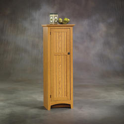 Sauder Miscellaneous Storage Pantry Cabinets, L: 29.61 x W: 16.10 x H: 71.10, Highland Oak Finish