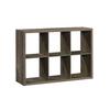 Designer's Image™ 30"W x 43-13/16"H x 13"D Cottage 6-Cube Premium Organizer