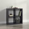Designer's Image™ 30"W x 30"H Charcoal 4-Cube Premium Organizer