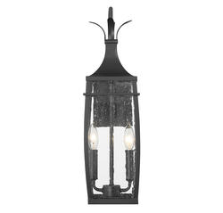 Savoy House Montpelier 2-Light Matte Black Outdoor Wall Light at Menards®