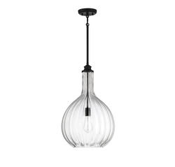 Essentials Brandon Savoy House Essentials Brandon 1-Light Matte Black Pendant at Menards®