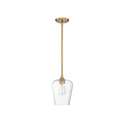 Savoy House Essentials Octave 1-Light Warm Brass Pendant at Menards®