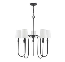 Meridian 5-Light Aged Iron Chandelier at Menards®
