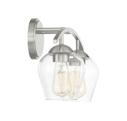 Meridian 2-Light Brushed Nickel Vanity Light at Menards®