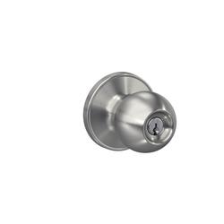 Dexter® by Schlage® Corona Entry Door Knob in Stainless Steel at