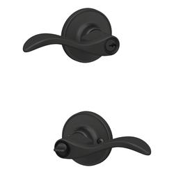 Dexter® by Schlage® Seville Keyed Entry Door Lever in Matte Black