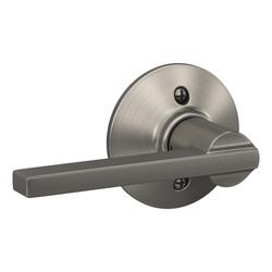 SCHLAGE F10 LAT 619 Leva Per Porta Interna Passage In Satin Nickel: Maniglia Per Corridoio O Armadio, Grado 2, Facile Installazione - 5