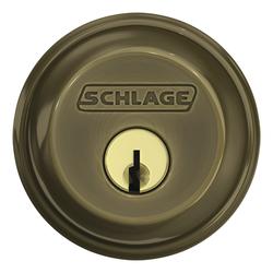 Schlage B60CEN608 Single Cylinder Keyed Entry Grade 1 Deadbolt with De