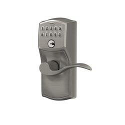First Secure by Schlage Presley Keypad Electronic Door Lever Lock