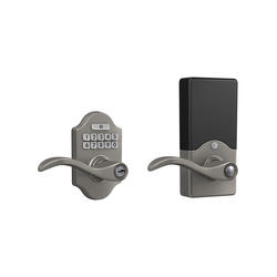 J-Series by Schlage® Keypad Lever with Billows Trim in Satin