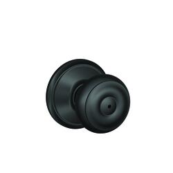 S110n 38黒 Schlage® Georgian Privacy Door Knob - Matte Black Finish at Menards®