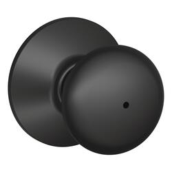 Schlage® Plymouth Privacy Door Knob in Matte Black at Menards®
