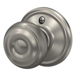 Schlage® Georgian Non-Turning Dummy Door Knob in Satin Nickel at