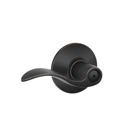 Schlage® Accent Privacy Door Lever in Aged Bronze at Menards®