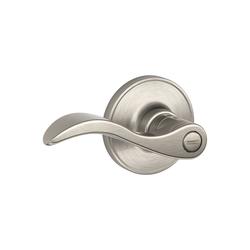 Dexter® by Schlage® Seville Privacy Door Lever in Satin Nickel at Dexter® by Schlage® Seville Privacy Door Lever in Satin Nickel at