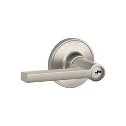 Dexter® by Schlage® Solstice Entry Door Lever in Satin Nickel at
