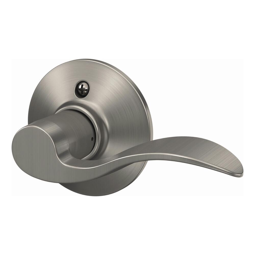 Schlage Accent Satin Nickel Dummy Lever Left Handed Schlage Accent Satin Nickel Dummy Lever Left Handed