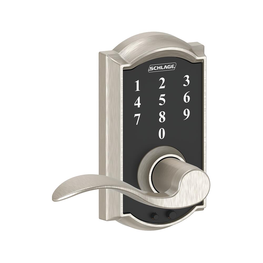 Schlage® Touch Accent Satin Nickel Keyless Entry Door Lever