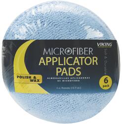 VIKING Microfiber Polishing Pad, Rectangular Applicator Cleaning Pads for  Car Detailing – Blue, 3 inch x 5 inch, 6 Pack