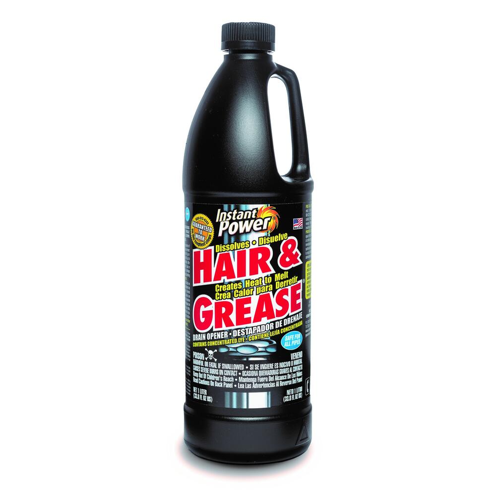 Instant Power® Hair and Grease Drain Opener - 33.8 oz.