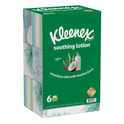 Kleenex® Soothing Lotion™ Facial Tissues - 6 Count at Menards®