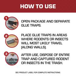 Tomcat Glue Board Mouse Traps, set of 2, Motomco, Glue trap