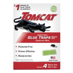 Tomcat 32416 Super Hold Mouse Glue Trap, Pack - 4