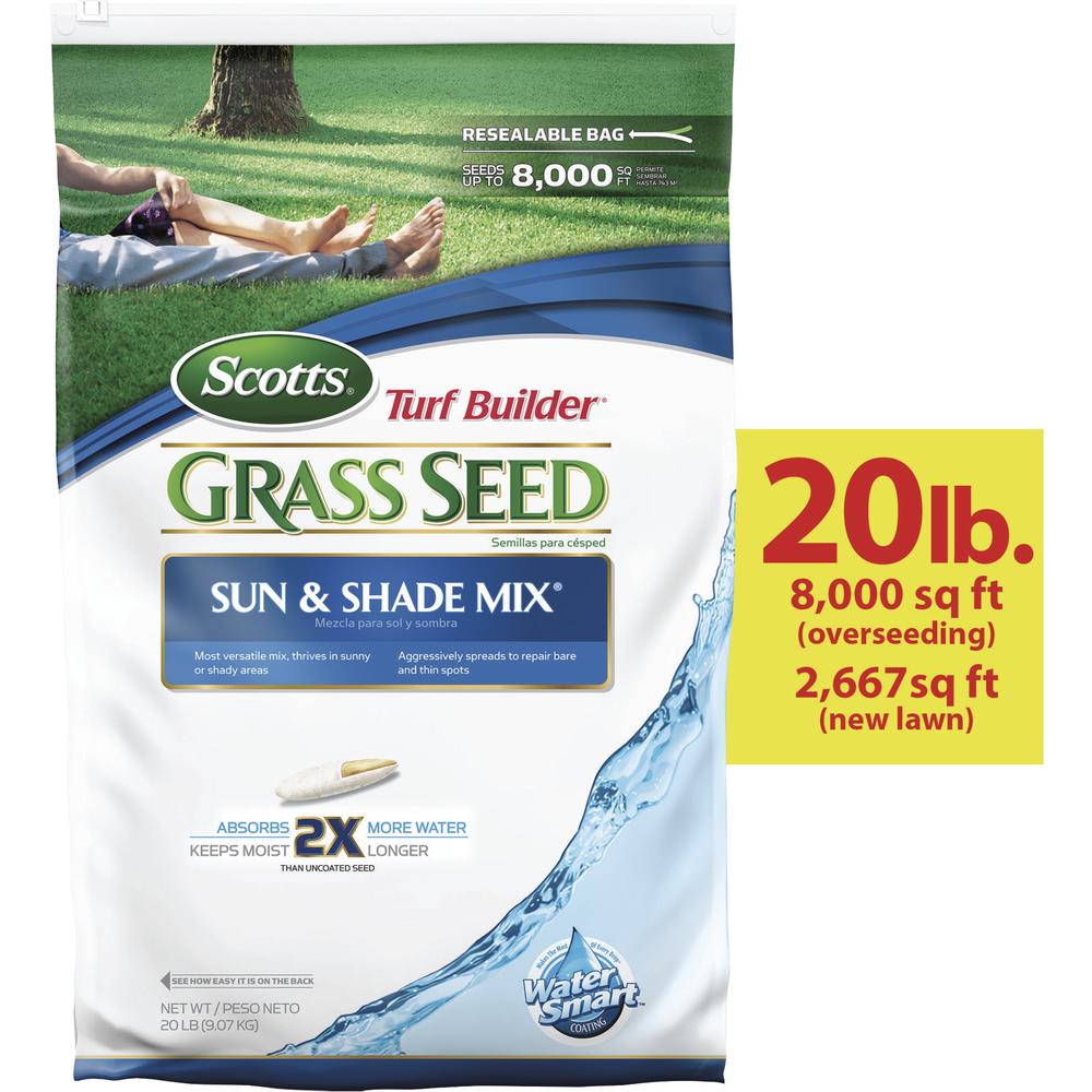 Scotts Turf Builder Tall Fescue Grass Sun or Shade Grass Seed 20 lb