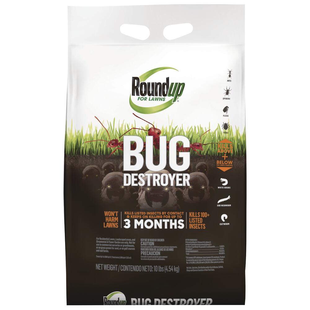 Roundup Bug Destroyer Granules Insect Killer 10 lb
