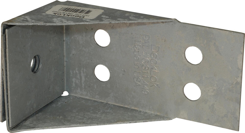 Hot Dipped Galvanized Steel Lateral Anchor System for Deck to Ledger Connections and Stair Stringers
