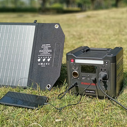 Alpha Digital 320 Watt Portable Power Station with 40W Solar Panel